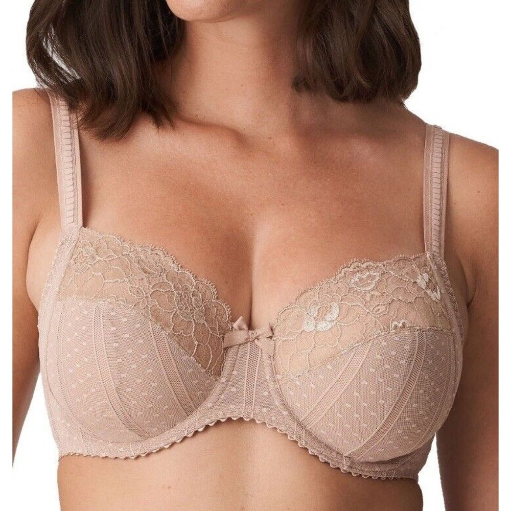 PRIMA DONNA 0162580‎ COUTURE FULL CUP BRA SIZE 44D UNDERWIRE UNLINED IN BEIGE